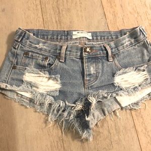One teaspoon denim shorts